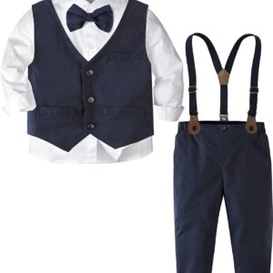 3 Pcs Boy Wedding Suit